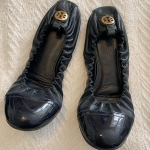 Tory Burch Flats, navy blue